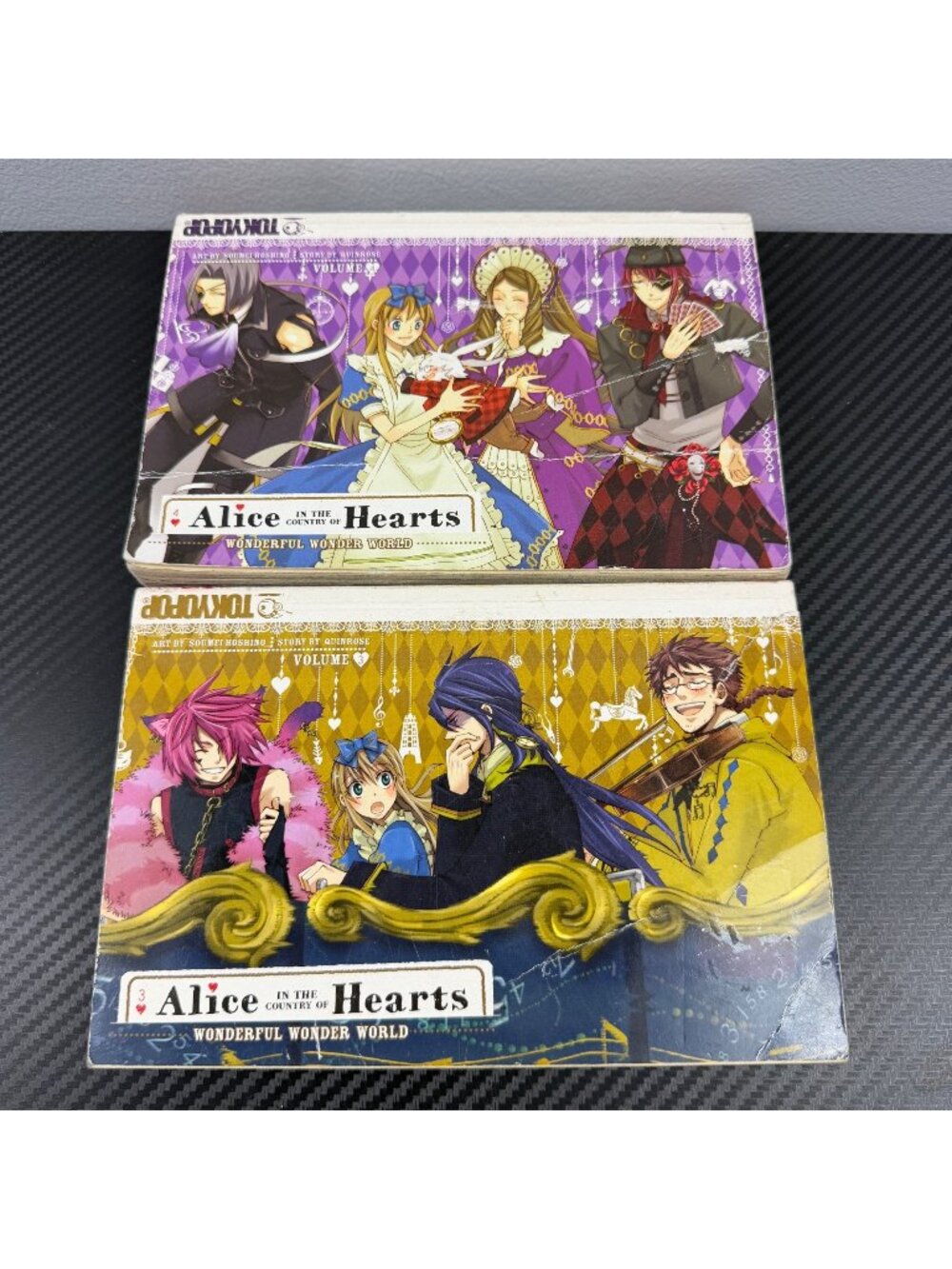 Alice in the Country of Hearts Wonderful Wonder World Manga Volumes 3 & 4 Lot